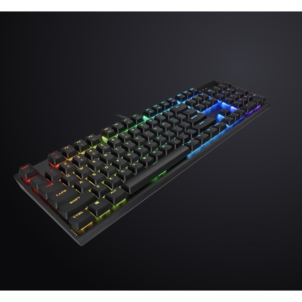 CORSAIR K60 RGB PRO Low Profile Wired Mechanical Gaming Keyboard - Black